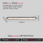 lampes led plafonnier modernes minimalistes encastrables cuisine salle bain nuage noir blanc