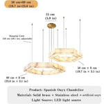 luminaire suspension moderne marbre beige géométrique salon salle manger décoration intérieur luxe