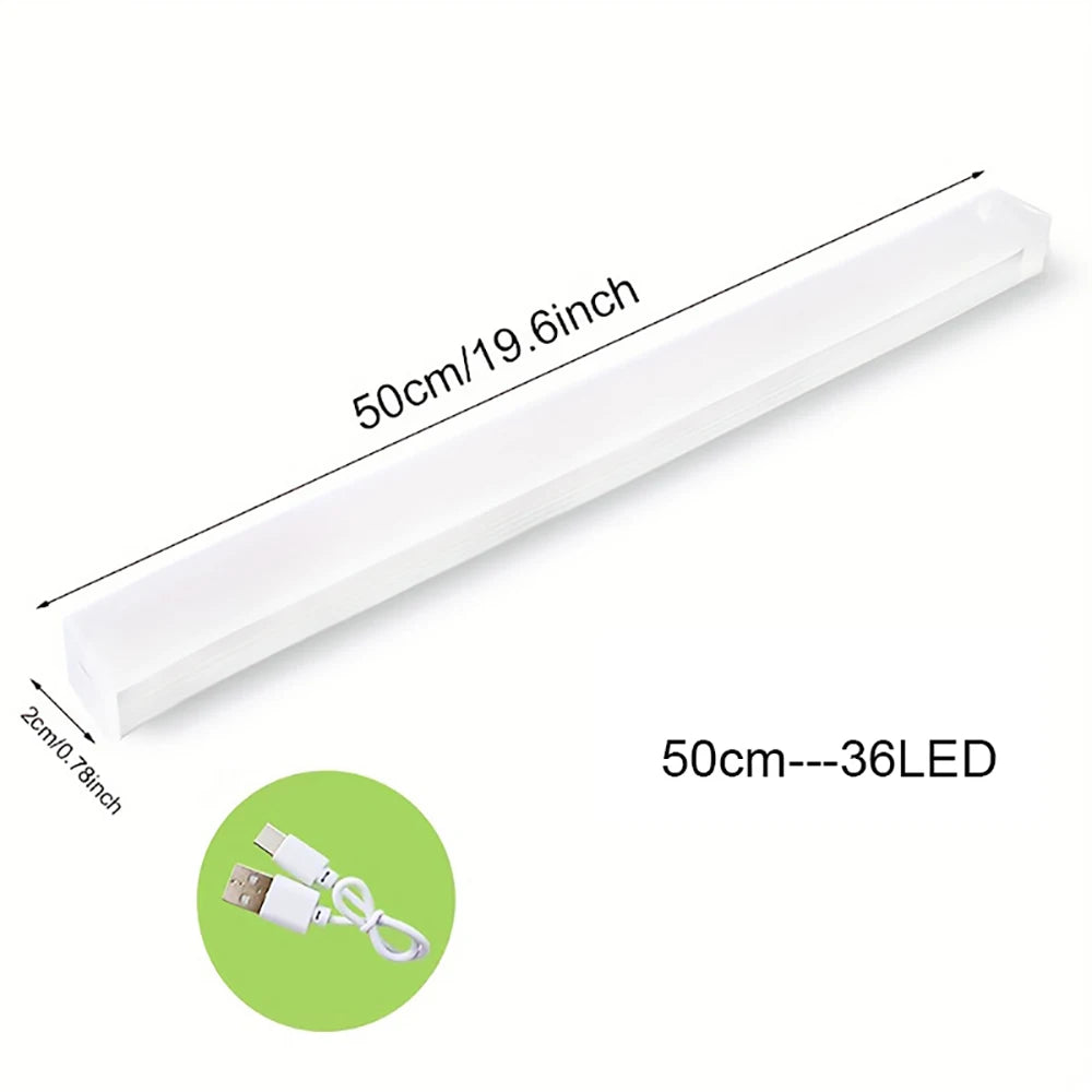 lampe led veilleuse sans fil détecteur mouvement aimantée blanc flux lumineux moderne urgence chambre