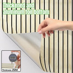 revêtement mural autocollant 3d grain bois moderne facile poser beige noir salon decoration