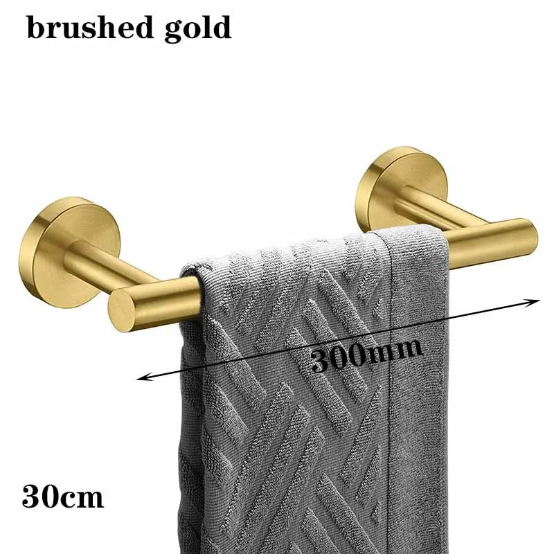 porte serviettes bain mural acier inoxydable noir mat moderne salle bain
