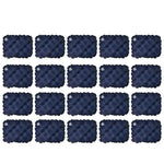 coussin gonflable tufté moderne vert bleu marine gris anti escarres portable camping