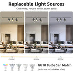 ampoules led gu10 blanc chaud sans scintillement 5w moderne ac85265v