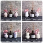 mini vases blanc rose pâle gris clair minimaliste moderne silicone