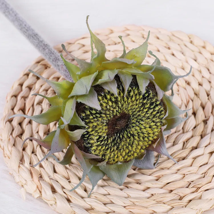 fleurs artificielles tournesols jaunes vert bruns réalistes intérieures mariage anniversaire