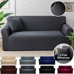 housse canapé moderne gris uni polyestère antibruit coussin lavable machine
