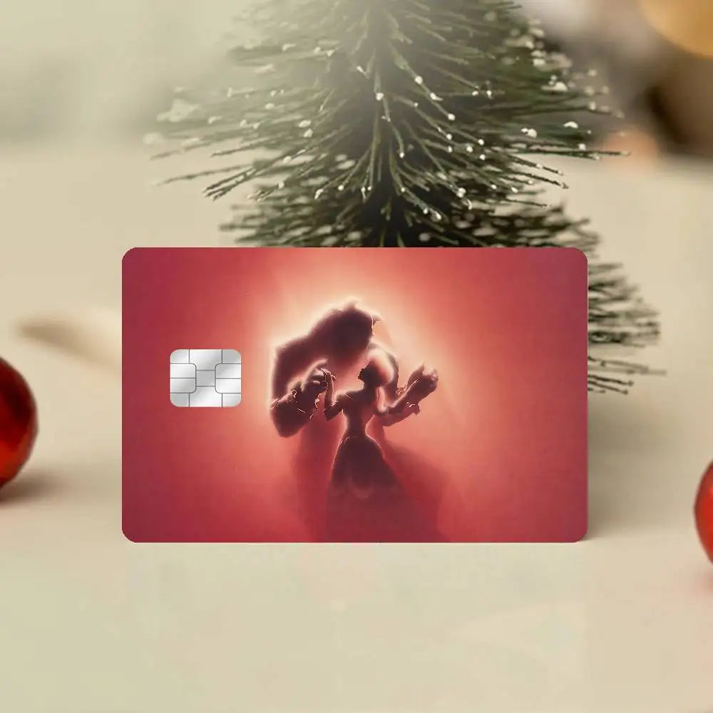 étui cartes bancaires adhésif belle bête vitraux colorés rose personnages réutilisable