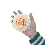Décoration murale artificielle roses soie classique blanc rose violet romantique