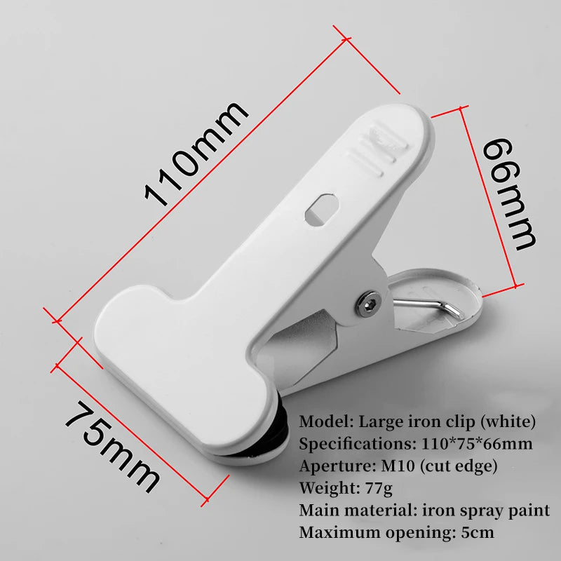 pinces modernes matériaux fer plastique finition chrome noir blanche vis serrage
