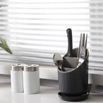 porte couverts réutilisable moderne blanc gris vert rose pratique vaisselle cuillères fourchettes couteaux