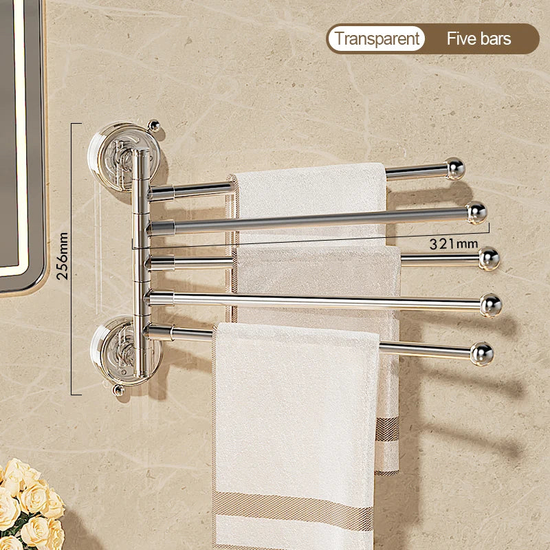 porte serviettes mural argenté adhésif moderne salle bain support serviettes lisse opacité fixe rangement