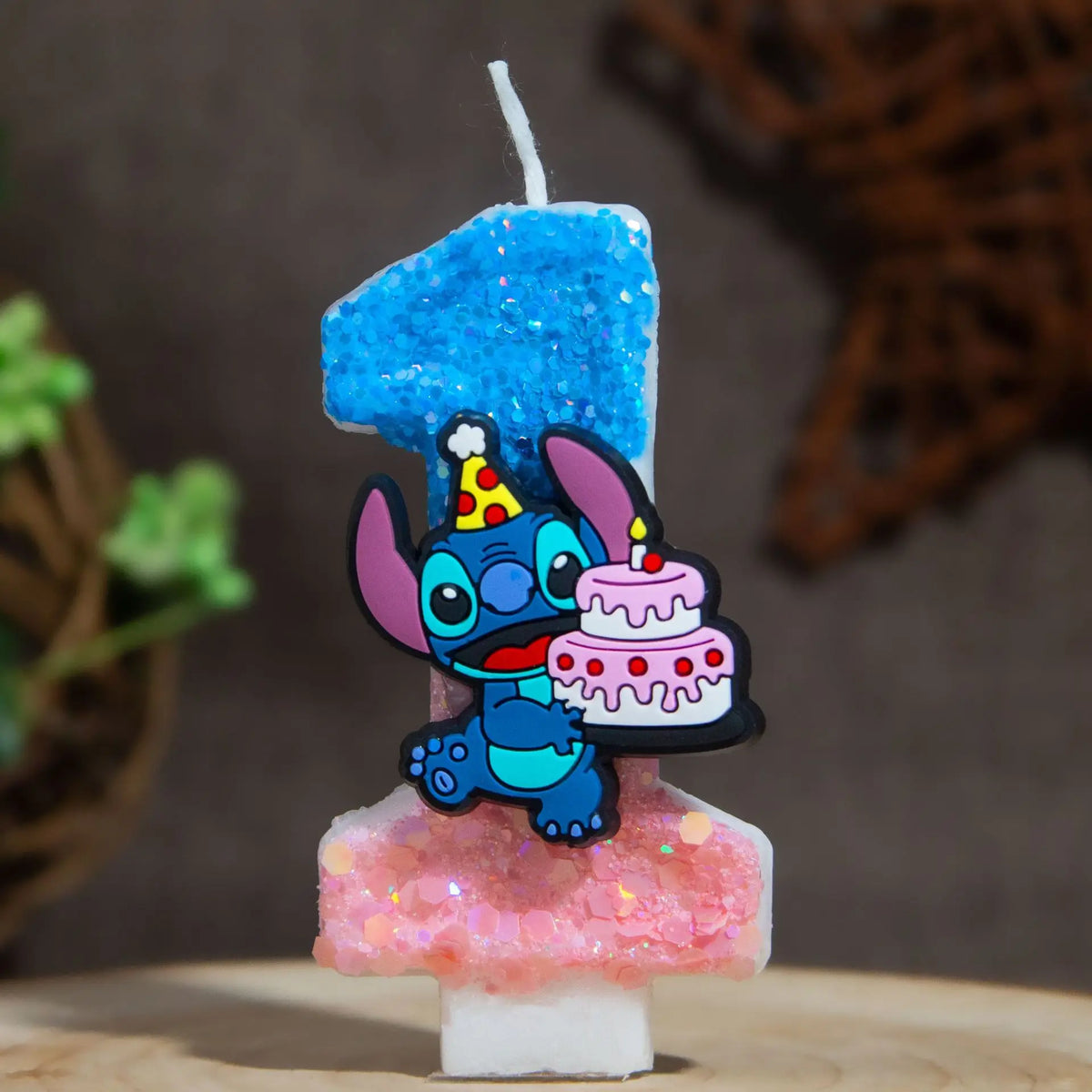 bougies numériques chiffres animées bleu rose blanches scintillantes personnages fêtes gâteaux anniversaire