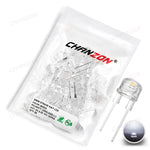 diodes led ultra brillantes 8mm transparentes modernes 25w 2w multiples couleurs électro bricolage