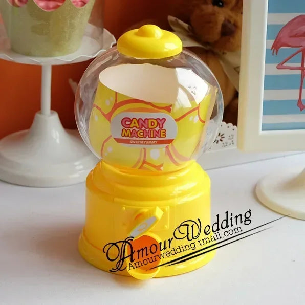 distributeur bonbons transparent classique rose jaune vert bleu noir blanc vintage