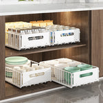 caisse rangement blanc moderne grille ronde acier fixations jars conservation double couche