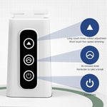 lampe rechargeable led horloge numerique blanc gris lecture étude
