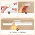 lampe led rechargeable télécommande blanc moderne adhésif veilleuse nuit desk table minimaliste led bluetooth