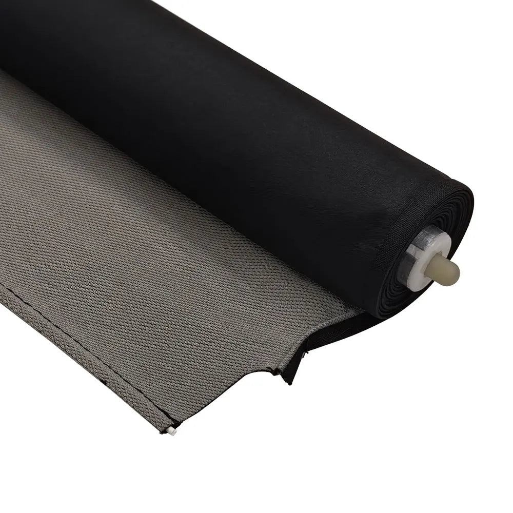 stores pare soleil voiture tissu texturé noir beige gris clair fixations métalliques accessoire automobile