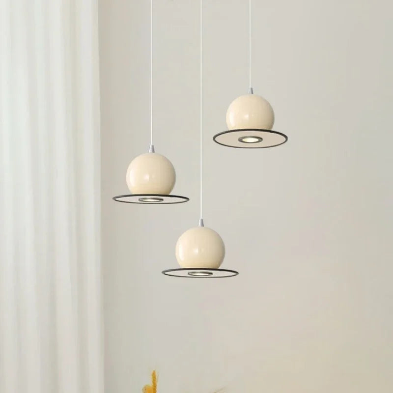 Lampe suspendue design italien crème