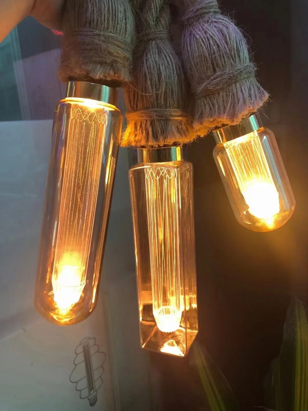 ampoules led décoratives vintage filaments dorés opaques 220v 249 lumens doré ambre echangement e27