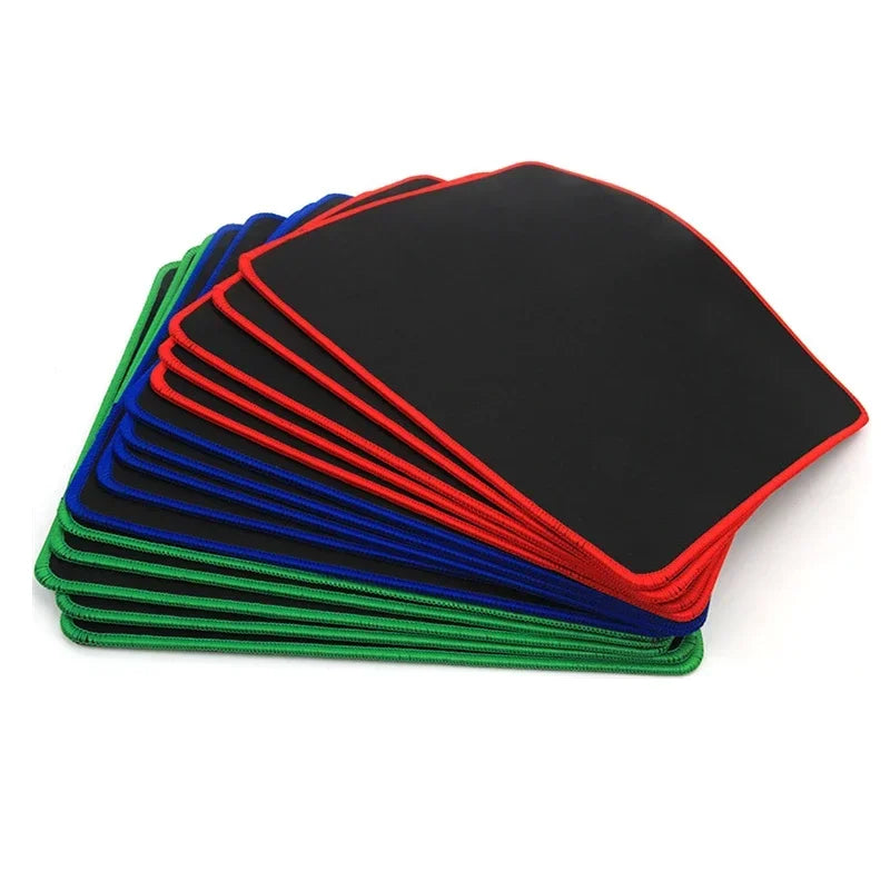 tapis souris antidérapant noir texture tissée adhésif moderne fournitures école équipement travail