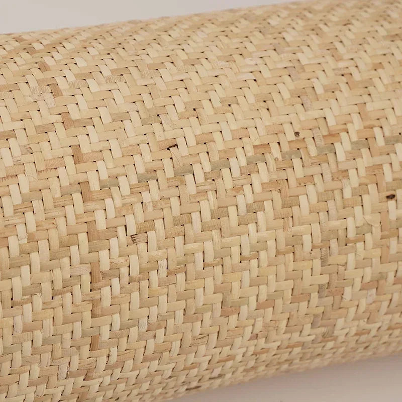 assise chaise rotin naturel tressé beige clair classique meuble décoration