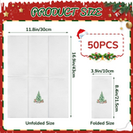 serviettes table jetables arbre noël blanc motifs floraux classiques festives 50 pièces 30x43cm opaques