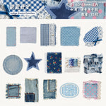 autocollants vintage tissu carnets notes motifs fleuris vichy dentelle tasseaux métal tissu vieux artisanal