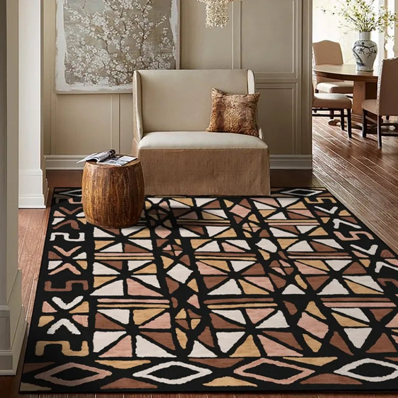 Tapis ethnique marocain vintage jaune clair