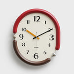horloge murale moderne noir blanc aiguille circulaire salon environnement protection batterie
