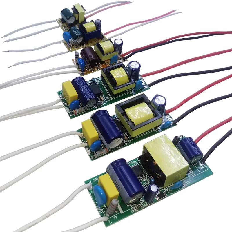 transformateurs led alimentation 1w 3w 4w 7w 8w 12w 15w 18w 20w 25w 36w