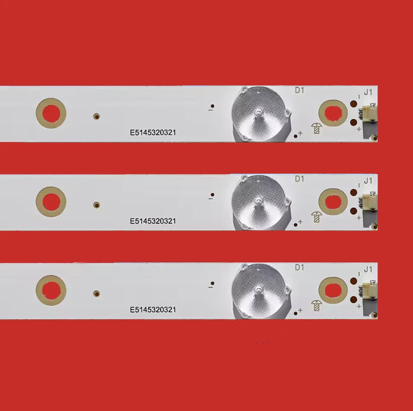 bande led blanc transparent moderne 620mm led 3v connecteurs