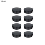 bouchons trou noirs plastique adhésifs pratiques pièces round variées dimensions