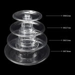 support macarons transparent moderne stand pâtisserie décoration mariage anniversaire cake display stand assembler adhésif