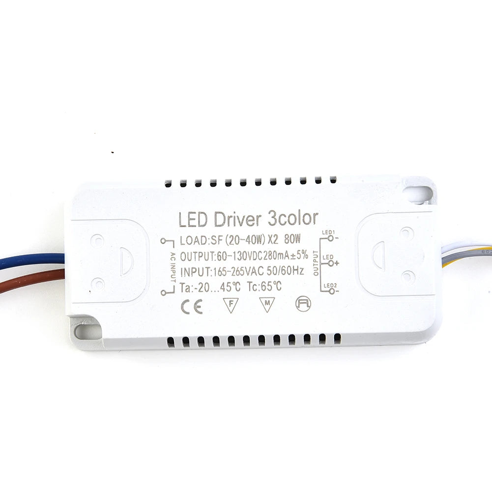 adaptateur led couleurs blanc moderne 2040w 3650w 4060w 5070w 824w