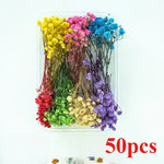 fleurs séchées bouquets multicolore violet orange rouge naturel rustique décoration maison artisanat diysortie