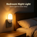 veilleuse led enfichable protection yeux lampe chevet bébé salon blanc moderne tactile prise murale