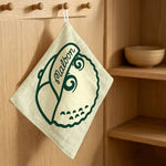 serviette main suspendue polyester coton dessin animé crochets cuisine salon