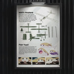 Poster anime militaire vert salon décoration mur 30x40cm opacité cadre inclusion uniforme