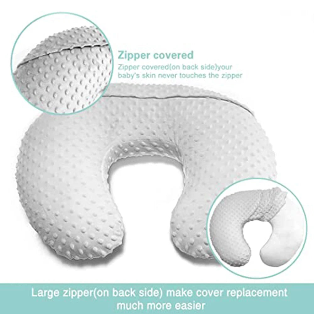 coussin portage bébé gris perçé polyester coton confortable bébé mois zipper quatre saisons