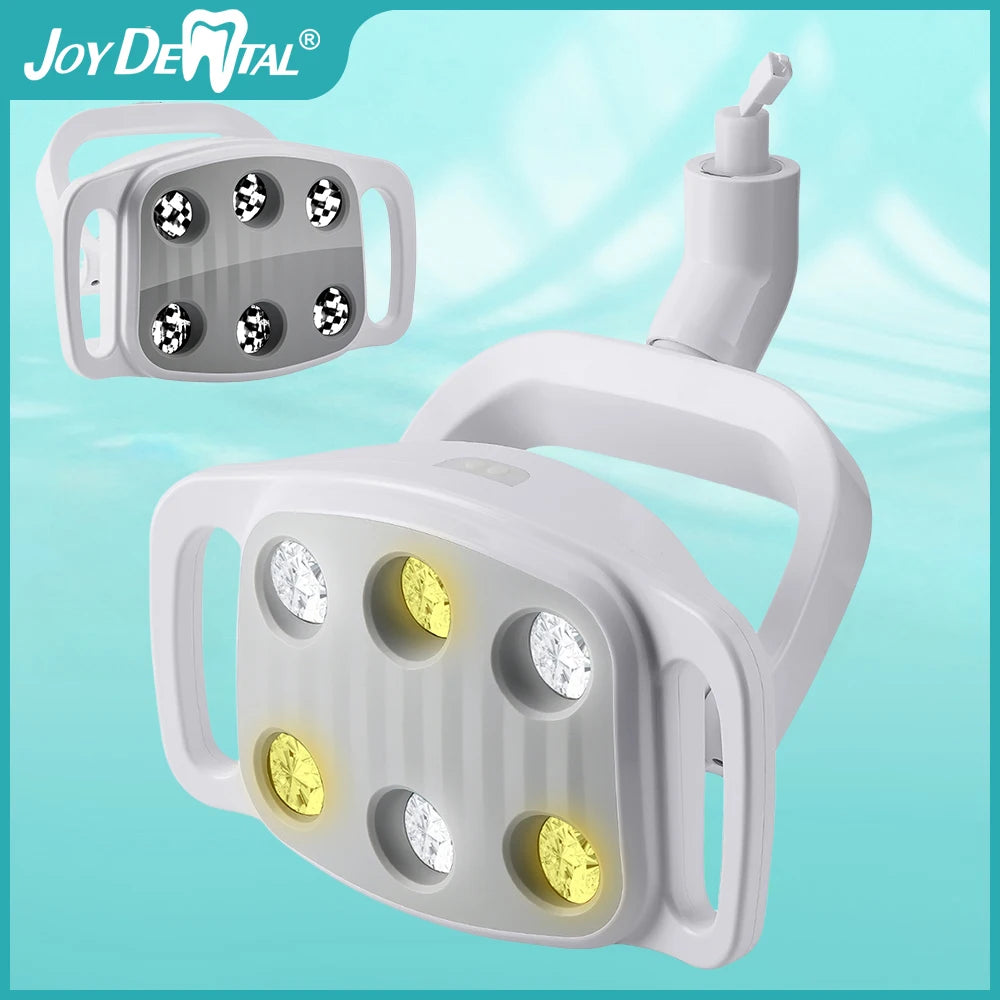 lampe led dentaire blanche moderne tringle anneau decoratif manuel utilisation six sources lumineuses led
