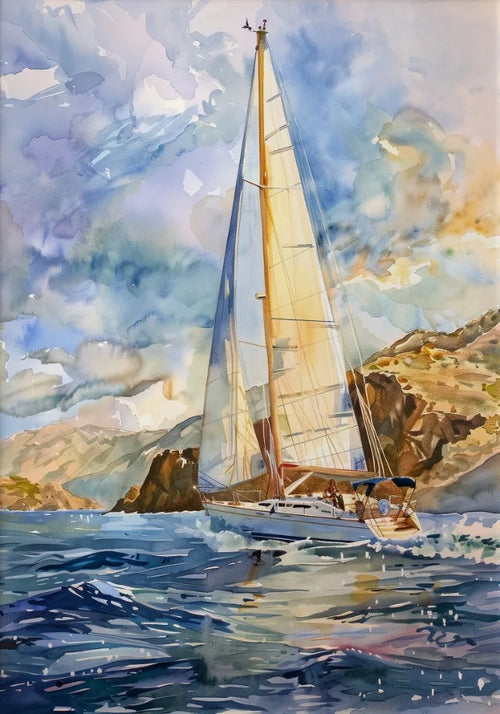 toile d'art moderne peinture l'huile abstraite paysage marin cadre noir vertical maisonDecoration