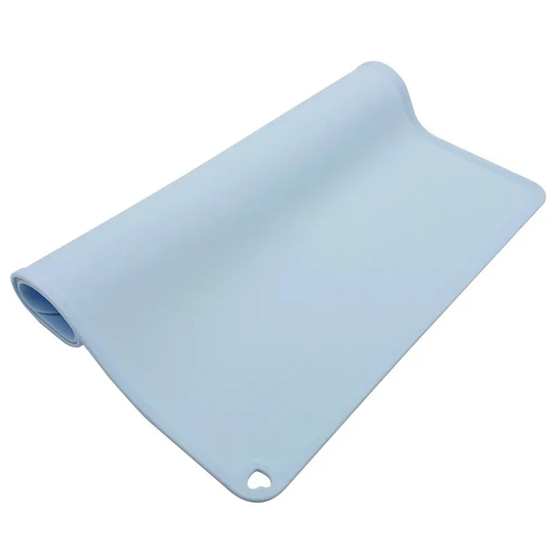 tapis silicone imperméable antidérapant rose bleu clair gris moderne fácil nettoyer yoga chiens