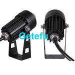 projecteur led moderne étanche noir ip65 3w 4000k aluminium flux lumineux 249paque