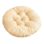 coussin rond épais couleur unie antidérapant tapis tatami doux polyester coton moderne toilette sieste
