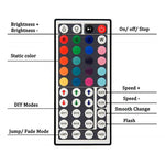 contrôleur led rgbw télécommande câble connexion bande led rvb blanc moderne 12v 72w ir