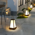 lanterne extérieure étanche noir blanche classique ip65 led e27 moderne jardin cour fixations métalliques