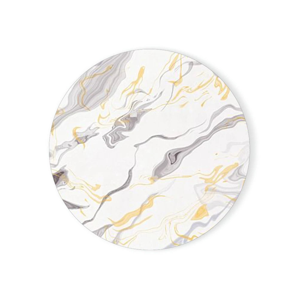 sous verres marbrés modernes élégants noir blanc doré rose bleu gris
