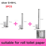 porte serviettes porte papier toilettique acier inoxydable réutilisable moderne clips crochets noir multifonctionnel sans