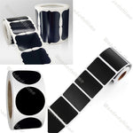étiquettes autocollantes rectangulaires rondes noires diy blancs organisateur cuisine panneau tableau marquage